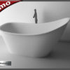 Vana baie compozit ovala freestanding Bergamo