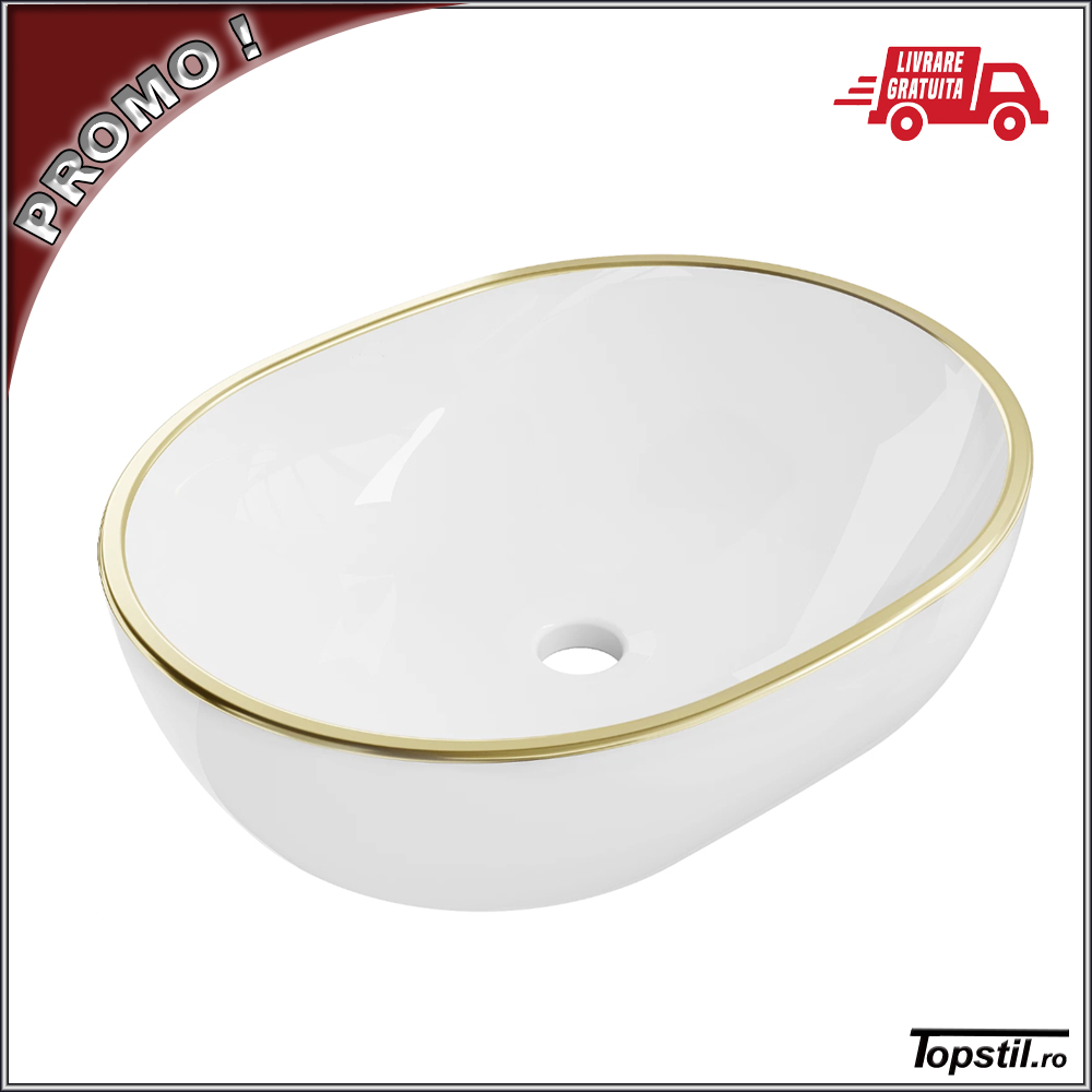 lavoar-oval-pe-blat-Victor-48-cm