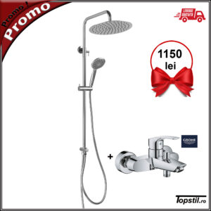 Coloana dus pentru cada cu baterie Grohe Eurosmart
