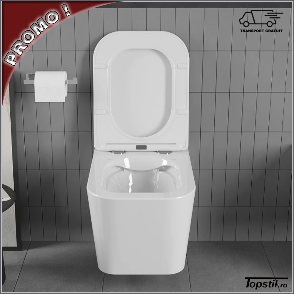 wc-suspendat-Teo-dreptunghiular-scurt wc suspendat Teo Rimless patrat