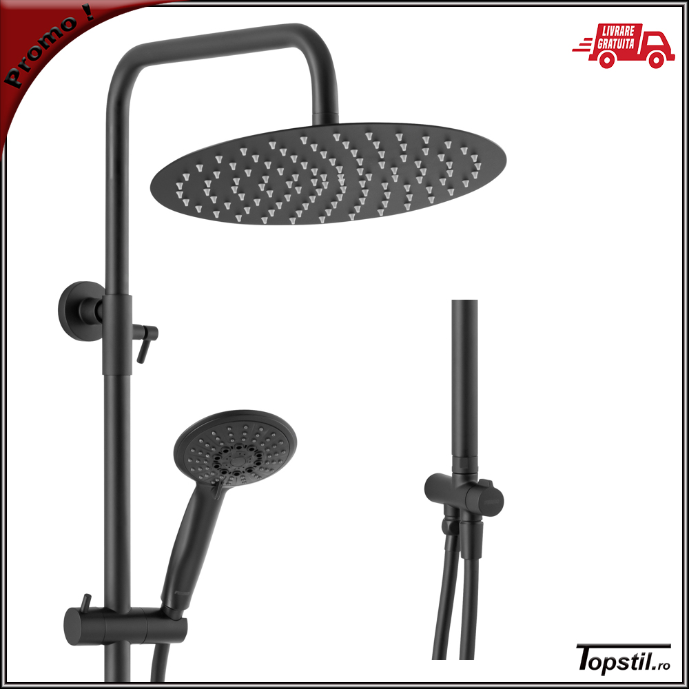 Ferro-NP47-set-dus-dual-negru-mat-premium