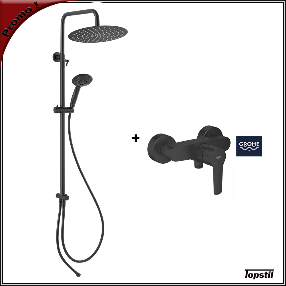 NP48-BL-sistem-dus-negru-cu-baterie-Grohe-Start-neagra