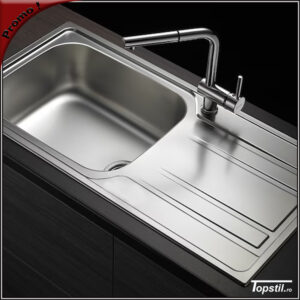 Chiuveta inox Pyramis Zeda Extra 100x50 cm