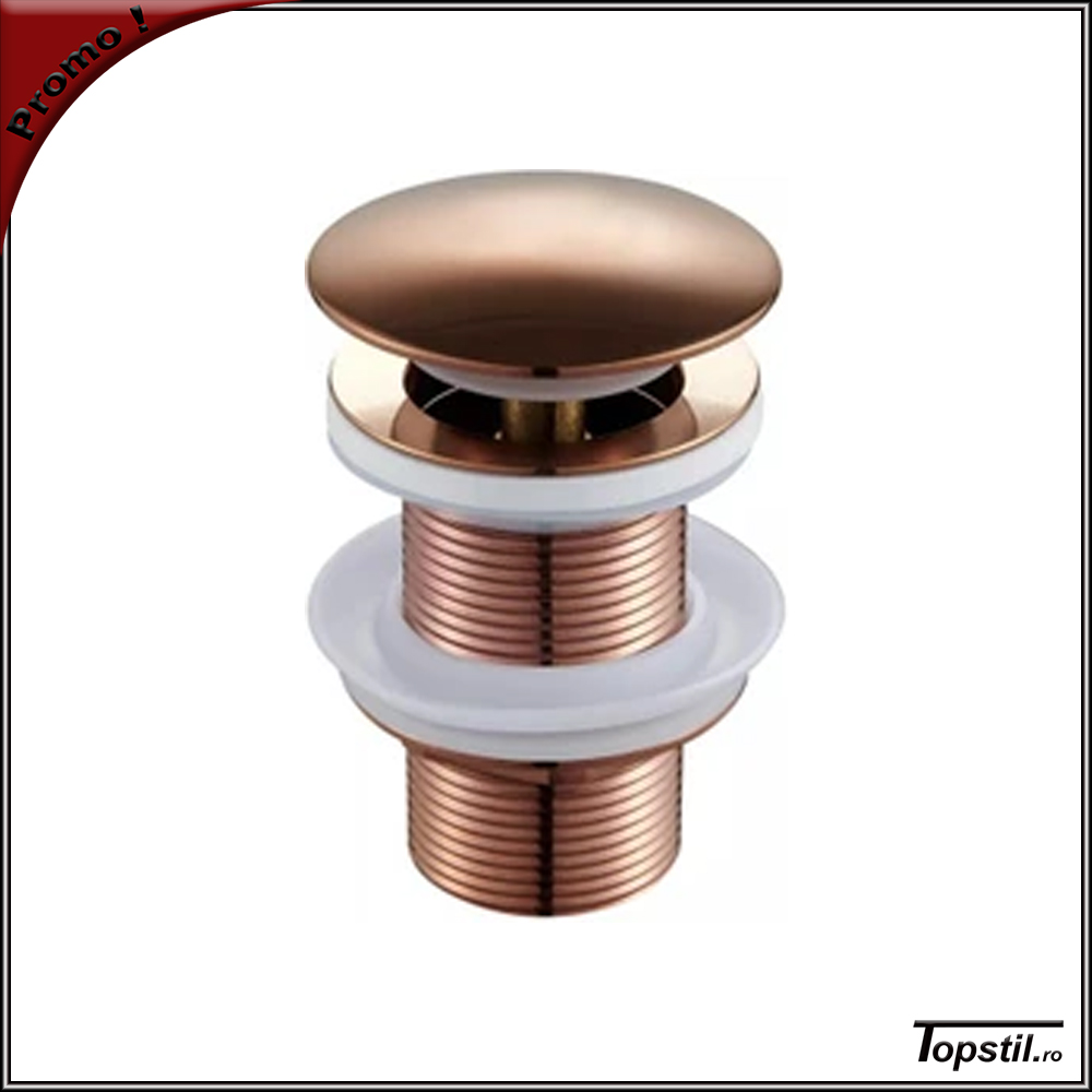 ventil-lavoar-cupru-mat-periat-rose-gold-fara-preaplin