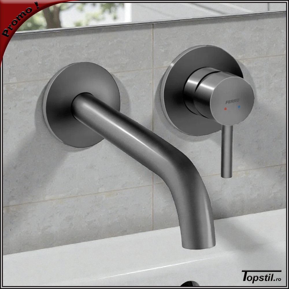 baterie-lavoar-incastrata-in-perete-Ferro-gun-metal