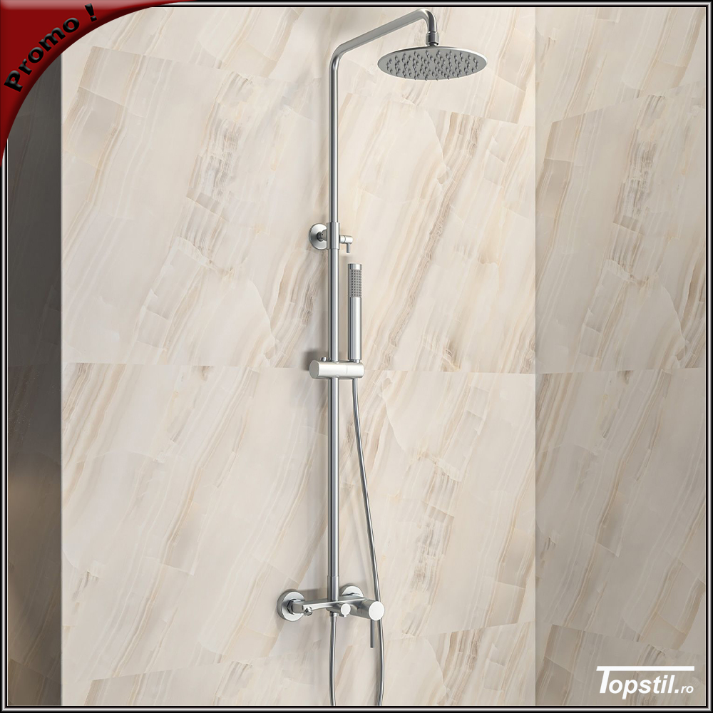 coloana-dus-Artemis-crom-mat-nichel-inox