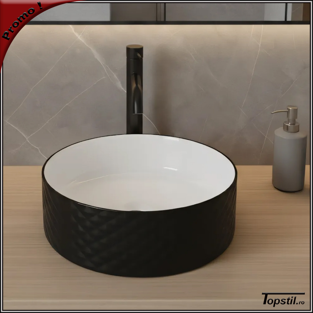 lavoar-rotund-negru-mozaic-390cm