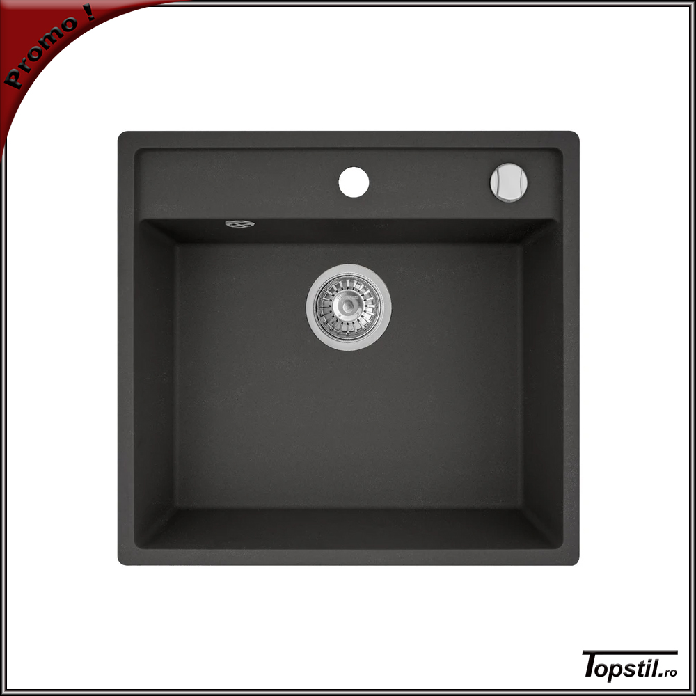 chiuveta-bucatarie-neagra-Camea-53x50-cm-compozit-pyramis