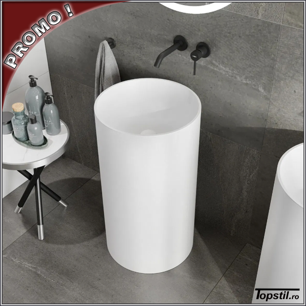 lavoar-cilindric-pe-podea-Modena-alb-mat-45-cm