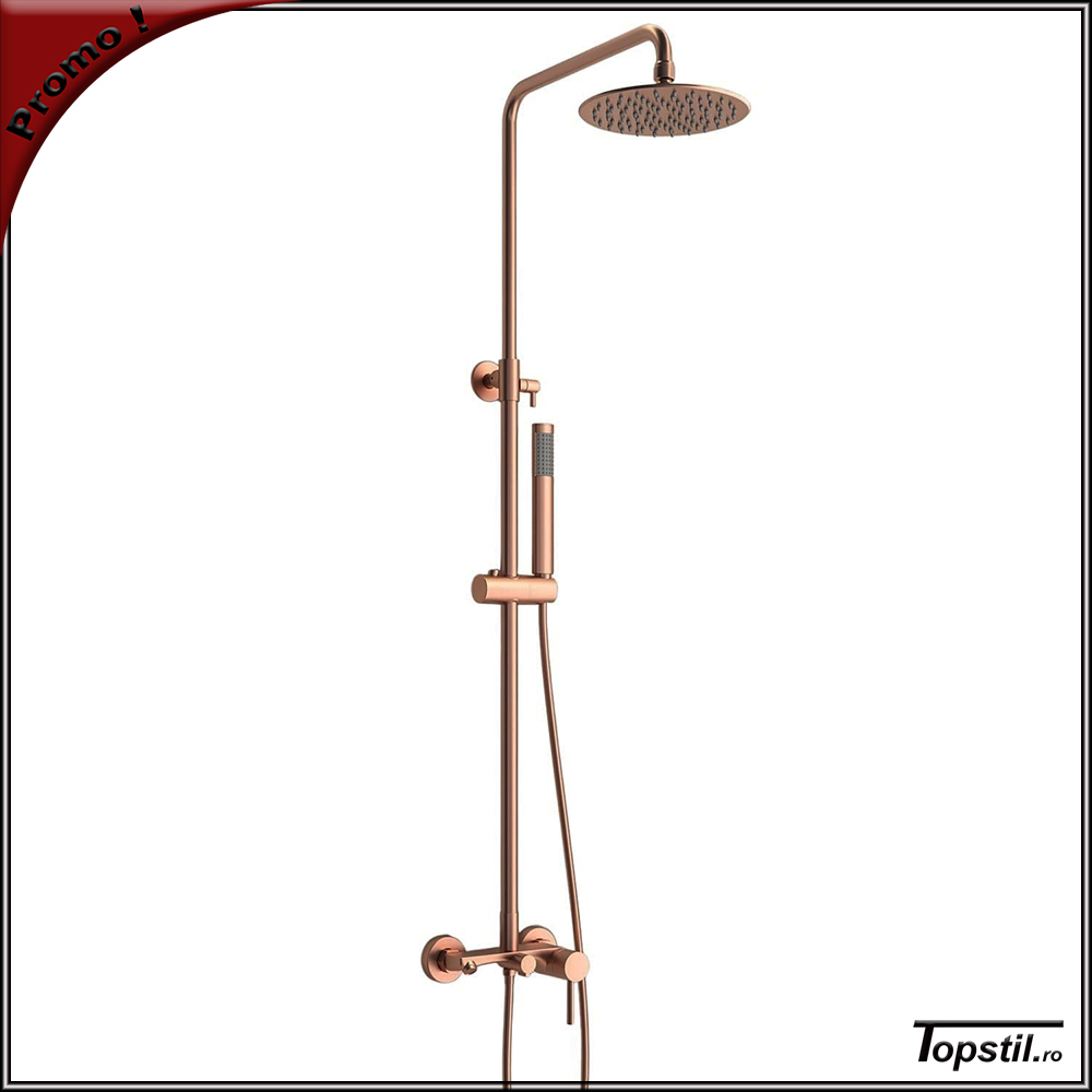 coloana-dus-Artemis-cupru-mat-periat