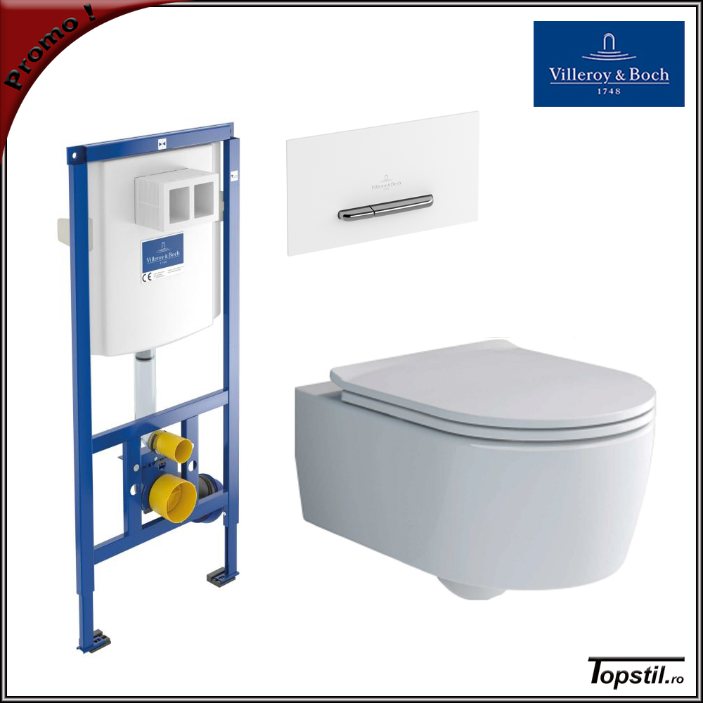 set-rezervor-wc-Villeroy&Boch-cu-clapeta-si-wc-soul-capac-soft-close