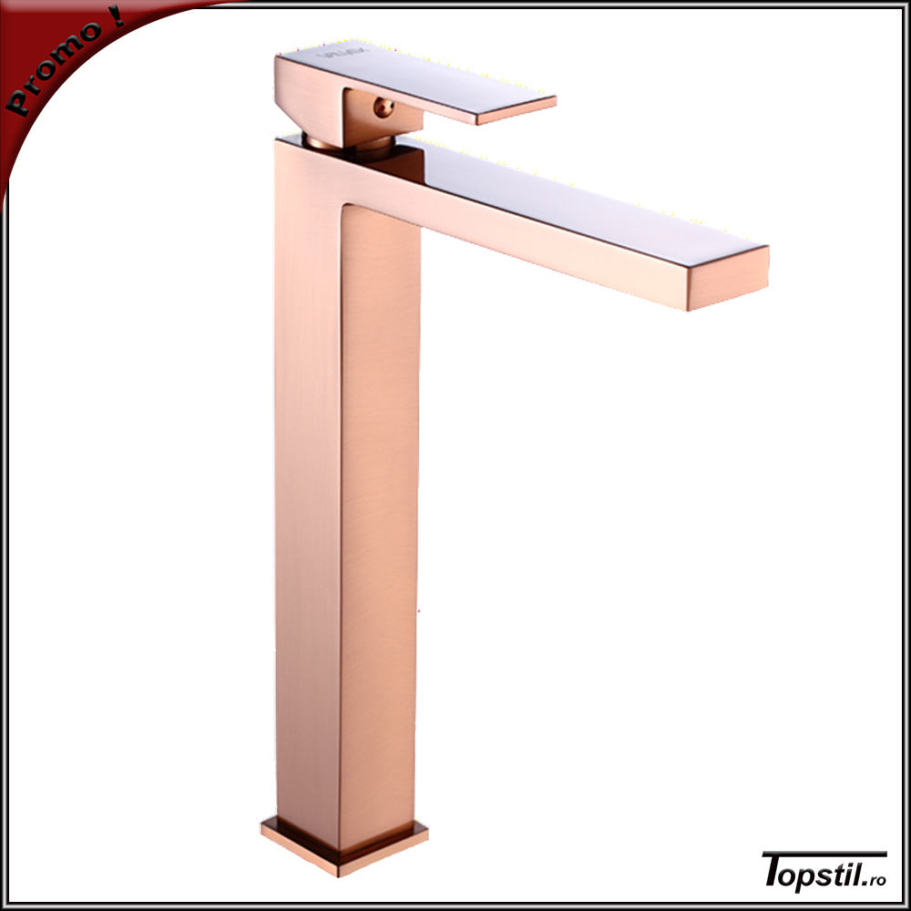 baterie-lavoar-inalta-pe-blat-Arce-cupru-rose-gold-mat