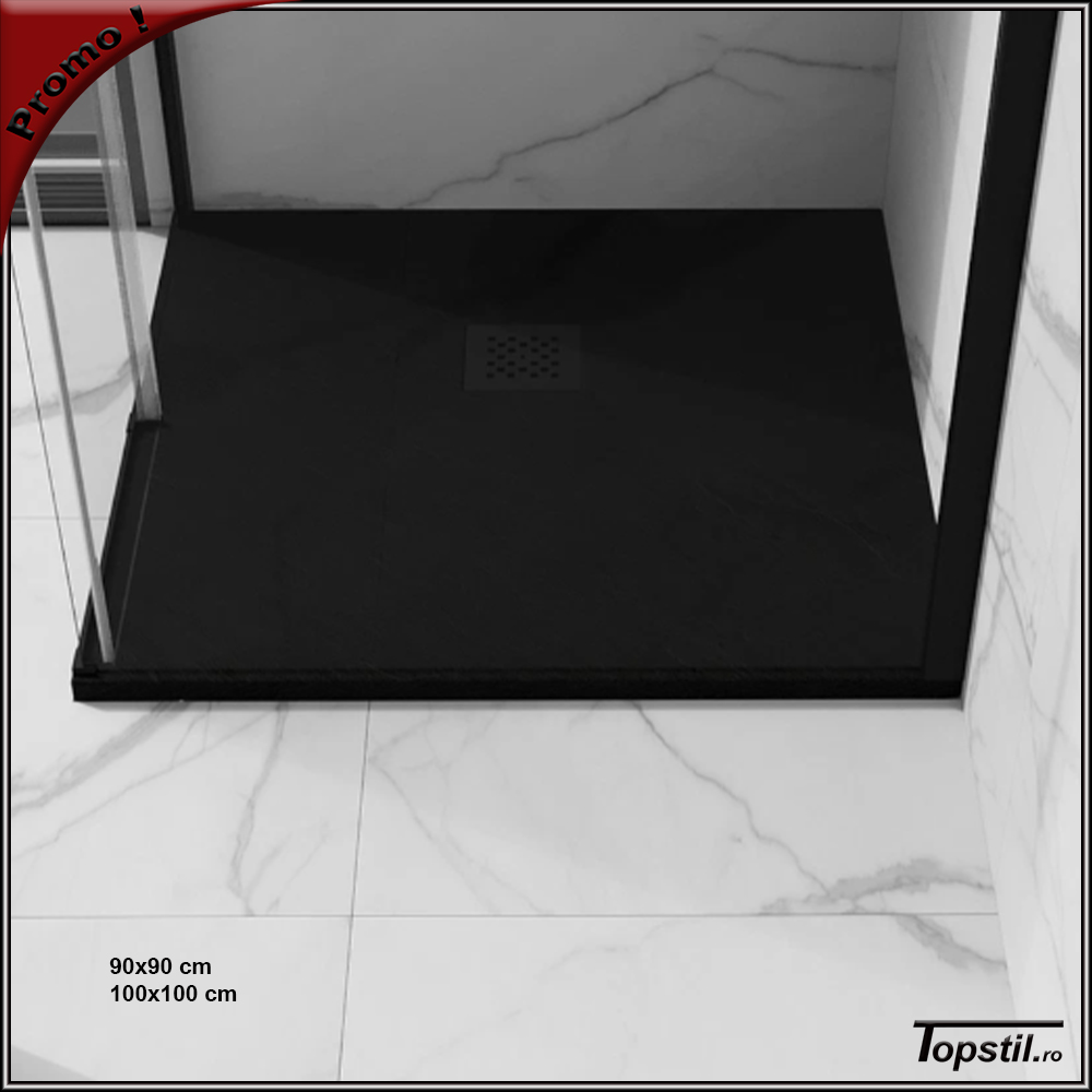 cadita-dus-patrata-100x100-cm-cu-sifon-neagra-mat