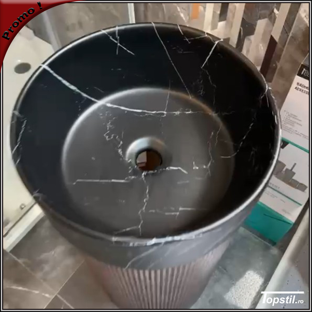 lavoar-cilindric-lemn-marmura-stativ-pe-podea