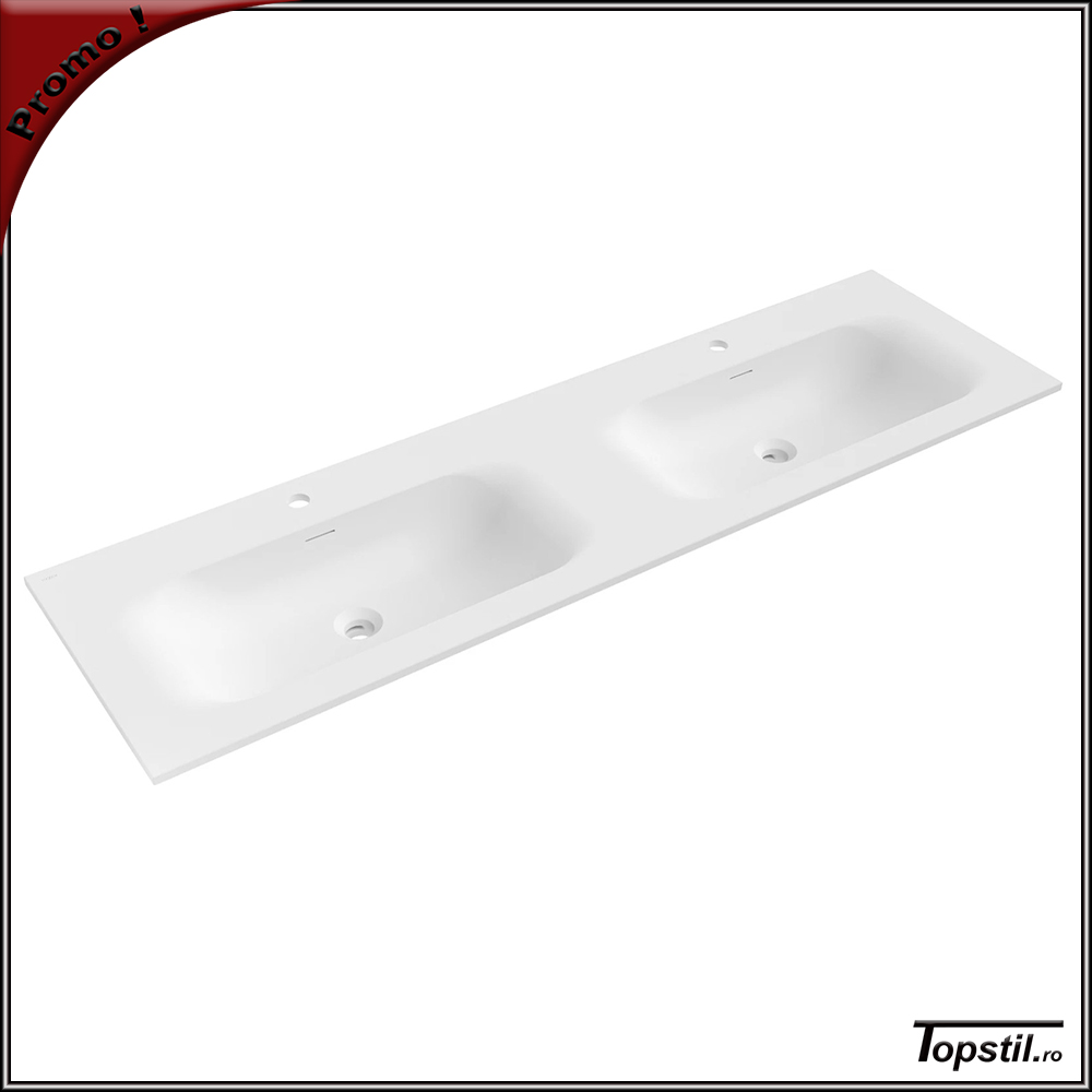 lavoar-dublu-alb-mat-161-cm