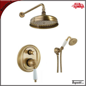 Sistem de dus ingropat Praga Mix model retro culoare bronz antic