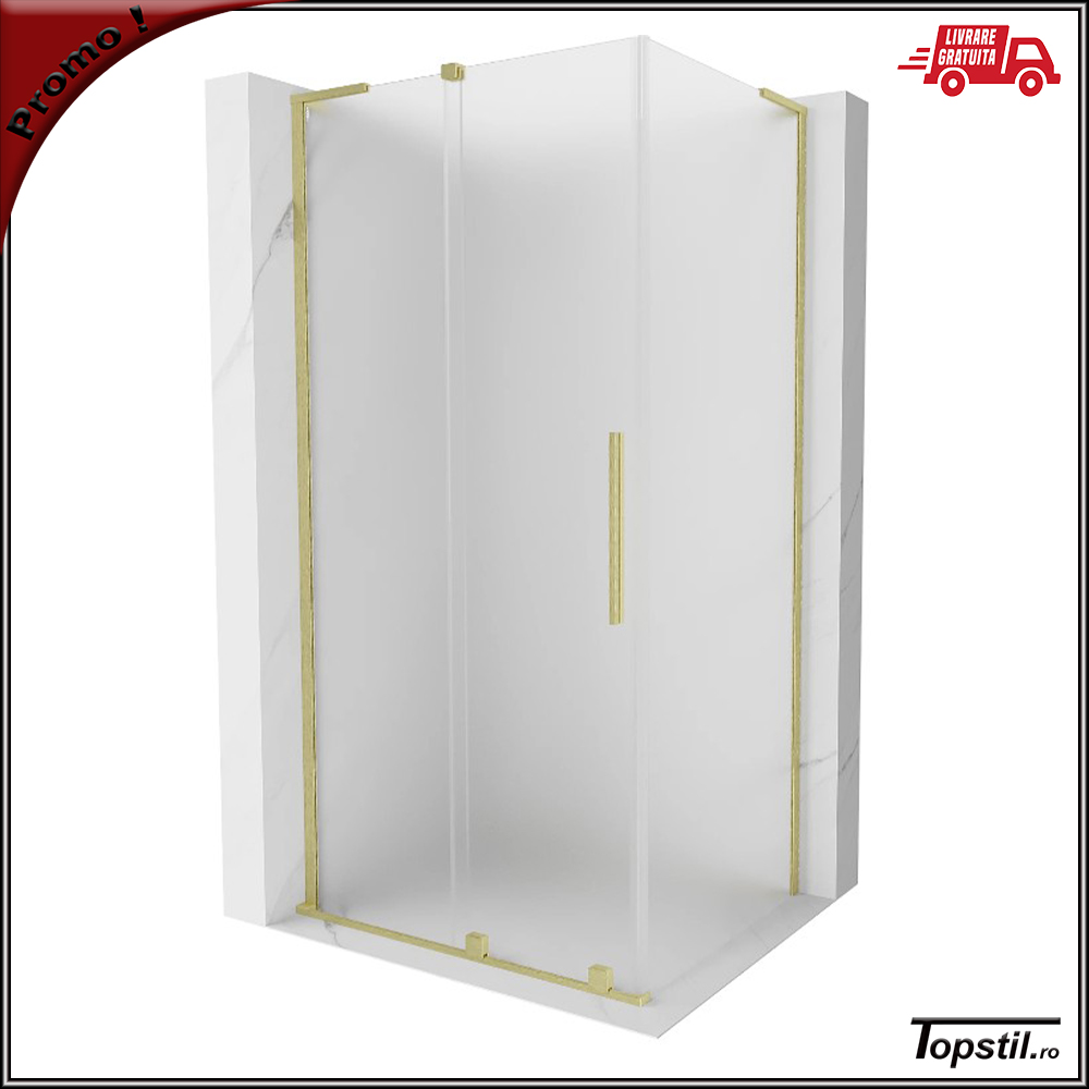 cabina-dus-120x90-cm-sticla-mata-profile-aur