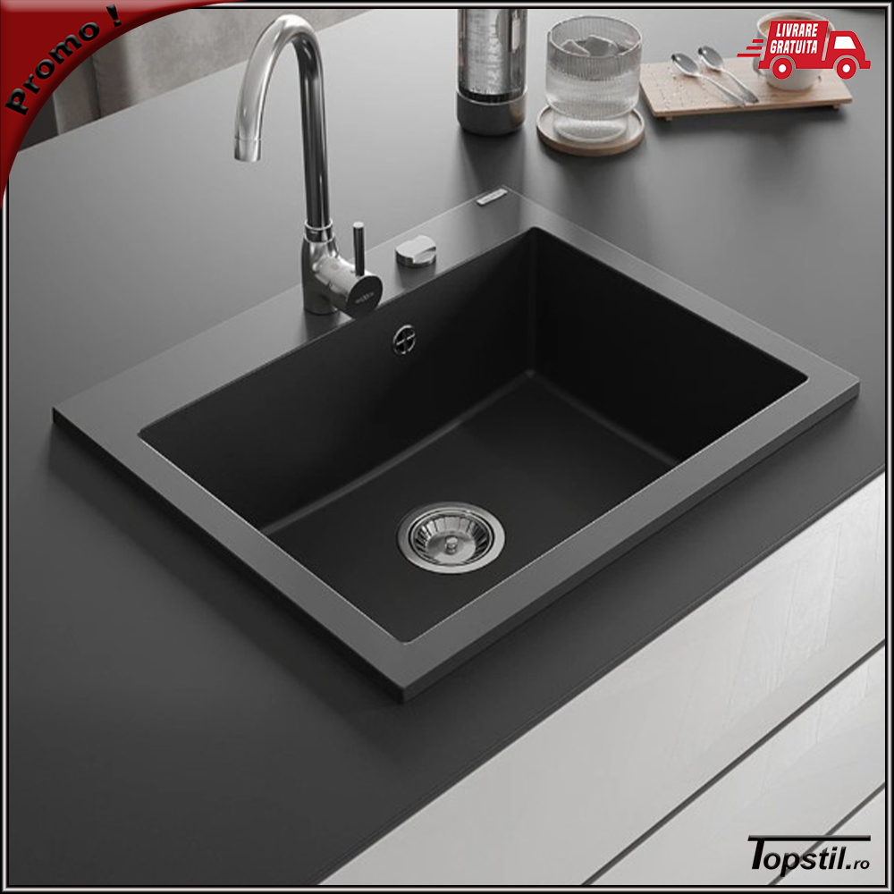 chiuveta-bucatarie-neagra-Elisa-60x50-cm