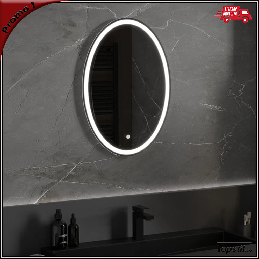 oglinda-baie-ovala-Mirra-60x80-cm-LED-si-dezaburire