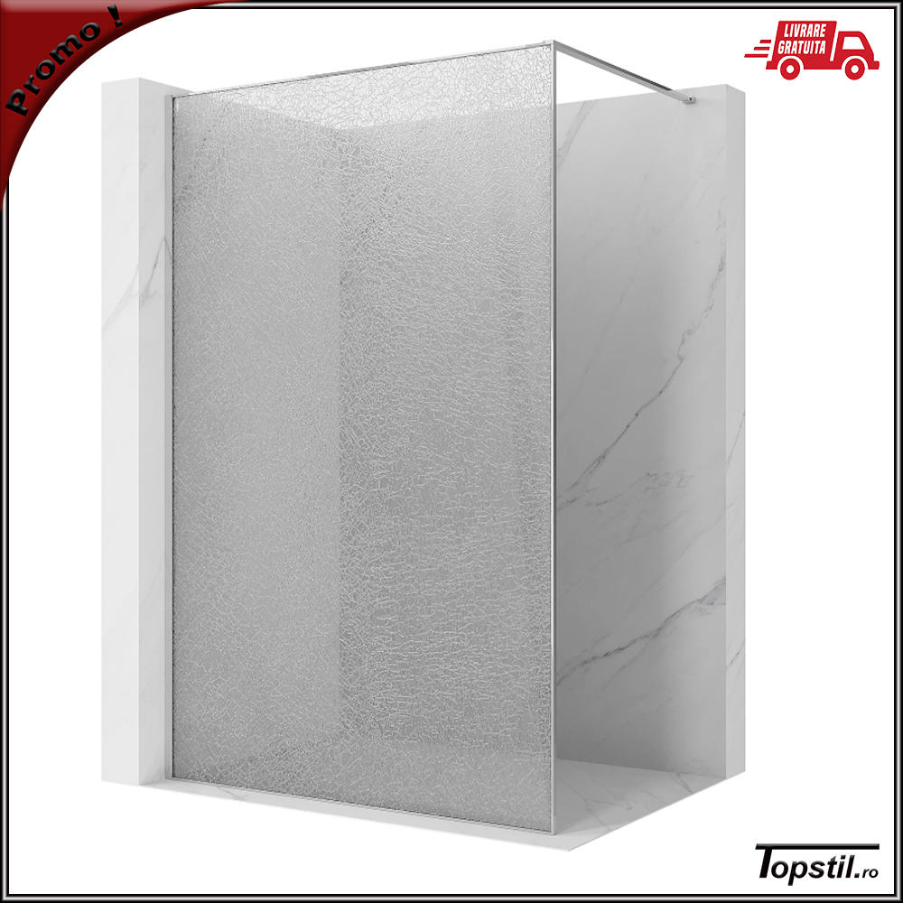 paravan-dus-sticla-model-spart-crackel-de-12-mm