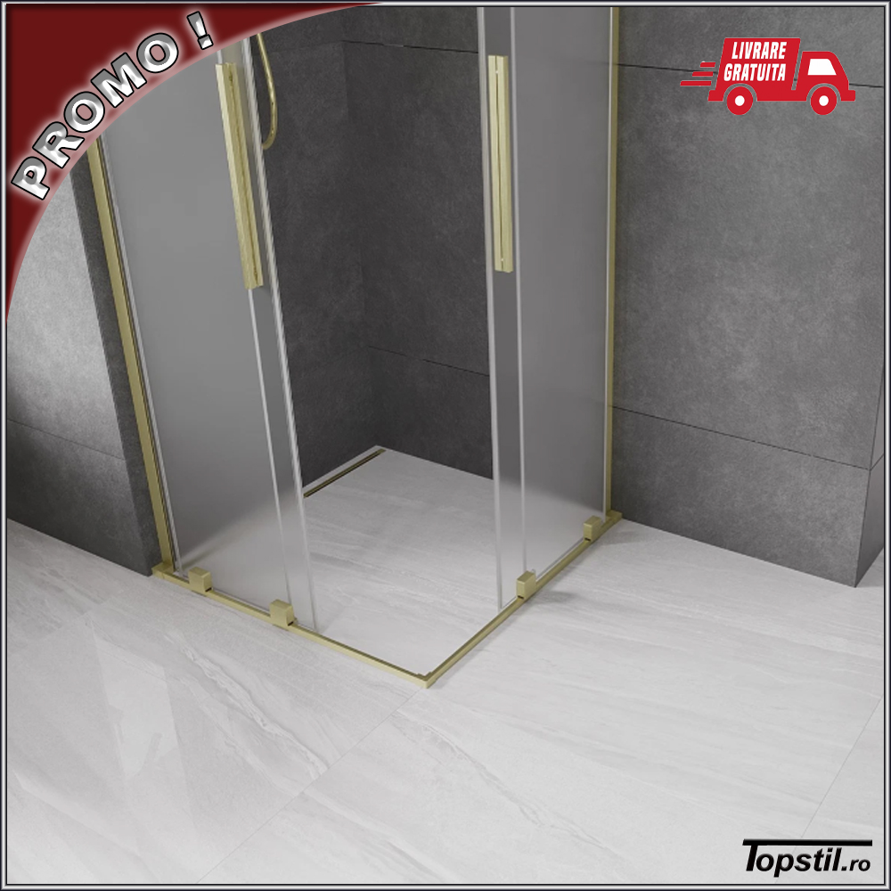 cabina-dus-profile-aur-Velar-sticla-mata-8-mm Cabina dus Velar sticla opaca d 8 mm