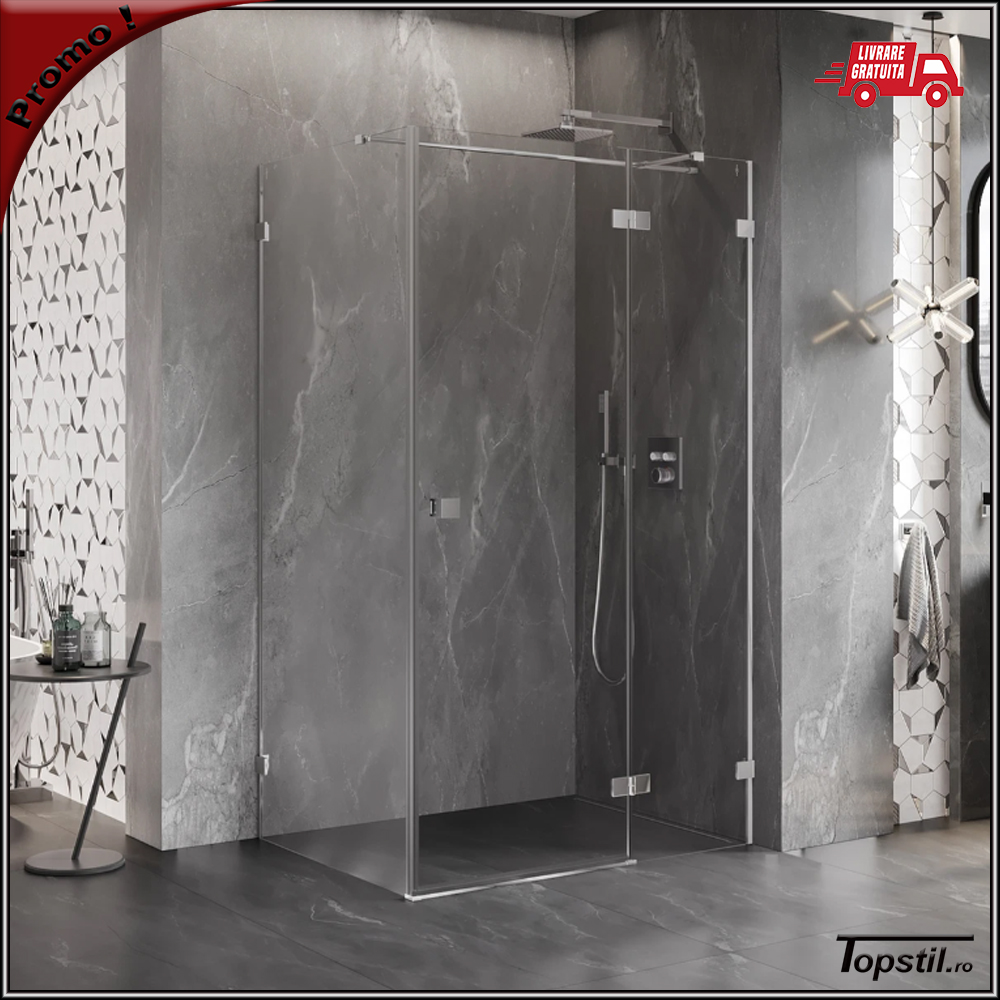 cabina-dus-120x90-cm-Alzaro-cu-intrare-pe-latura-scurta cabina dus Alzaro usa batanta
