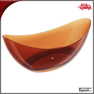 Cada baie rosie Glass 180 cm transparenta