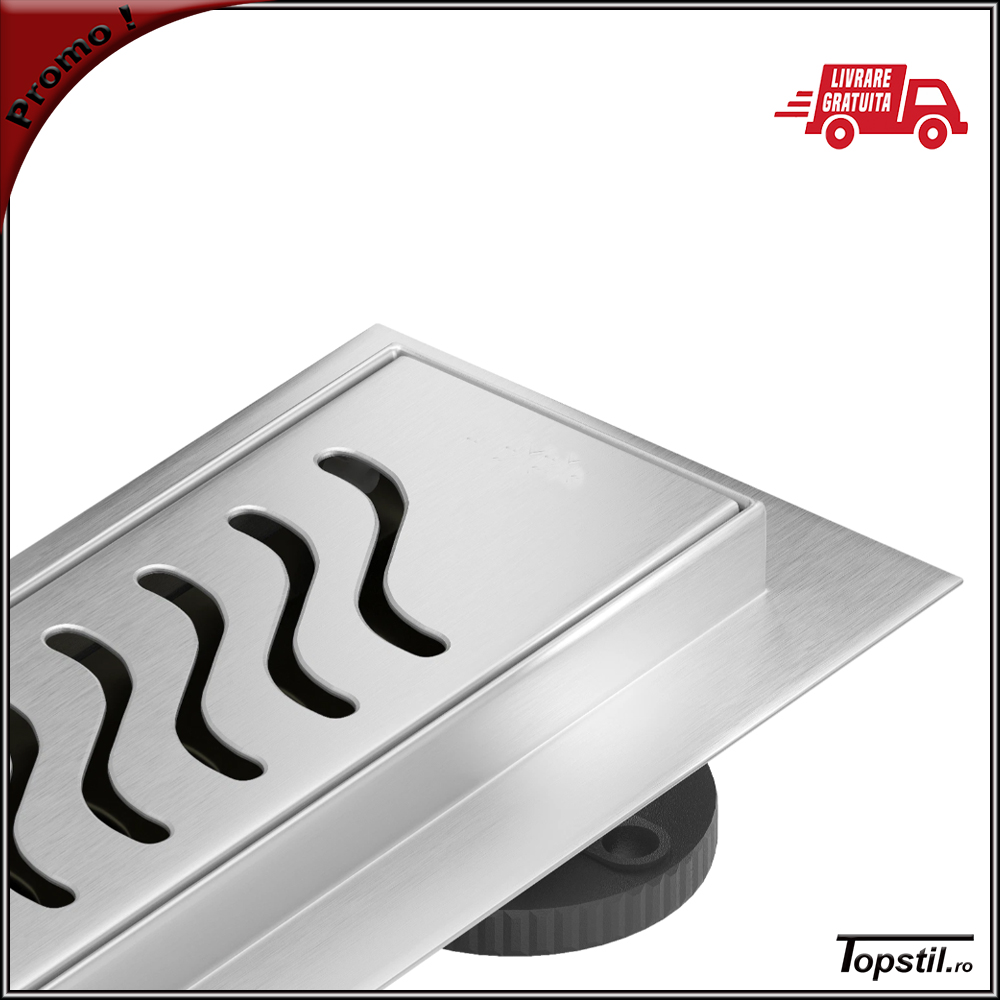 rigola-dus-inox-Wave-completa-antimiros Rigola dus Wave inox completa antimiros