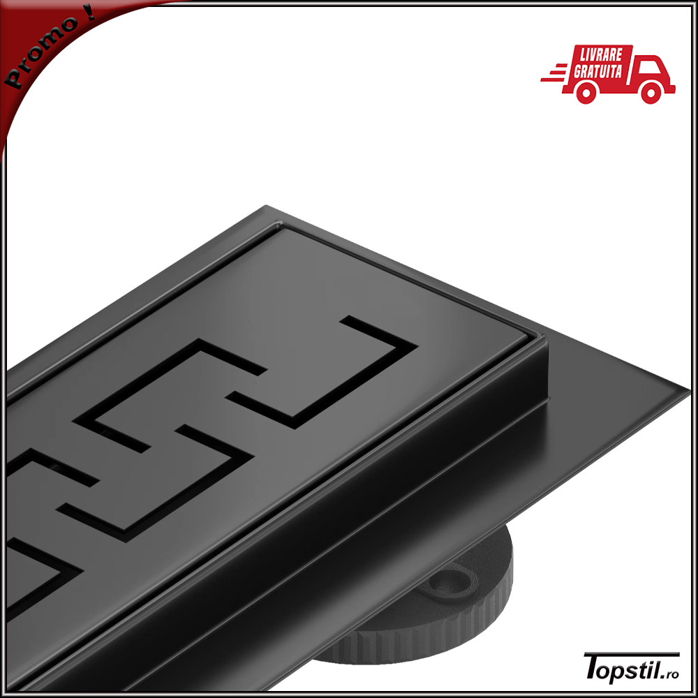 rigola-dus-negru-mat-Vem-02 Rigola dus Vem neagra completa inaltime redusa
