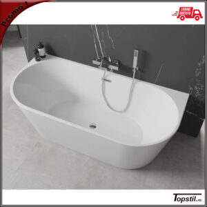 Cada baie acril Beatrice freestanding 180 cm la perete