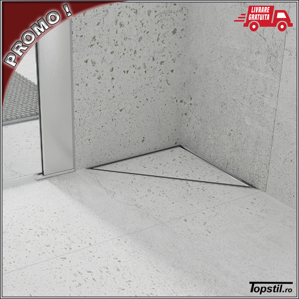 sifon-dus-placabil-pe-colt-Flat-20x20-cm Sifon cabina dus inox placabil pe colt